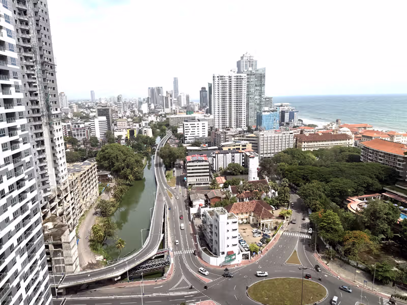 COLOMBO coast and building views COLOMBO coast and building views