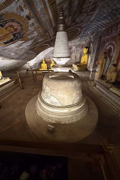 Cultural Heritage - Dambulla Buddah Caves golden dome