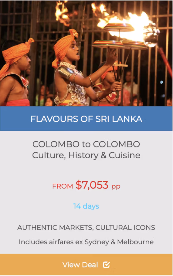 FLAVOURS OF SRI LANKA deal image