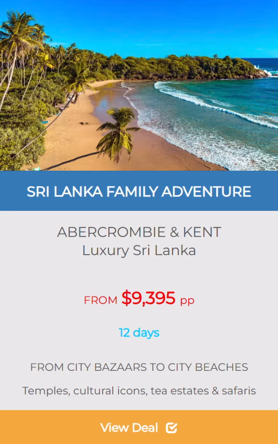 Sri Lanka Family Adventure - portfolio thumbnail