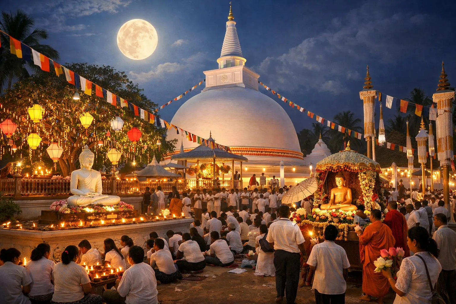 Sri Lanka Public Holidays - Madin Full Moon Poya Day